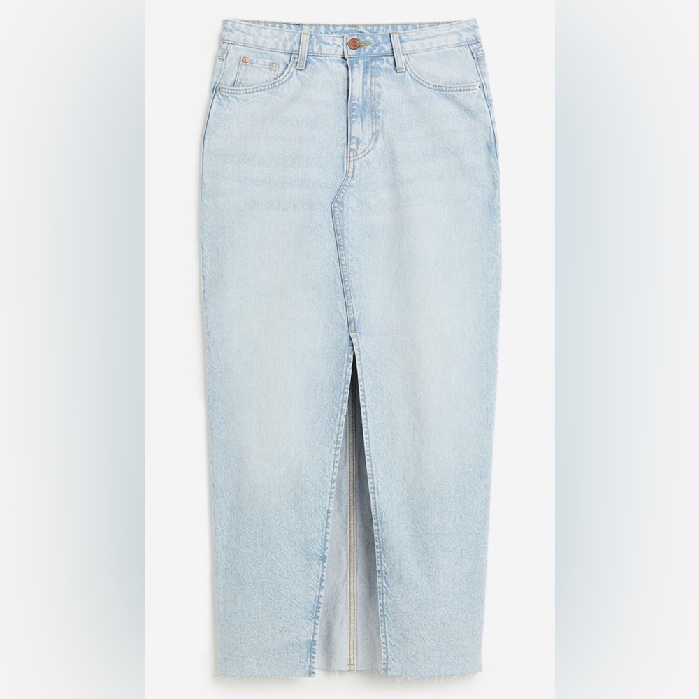 H&M Denim Maxi Skirt